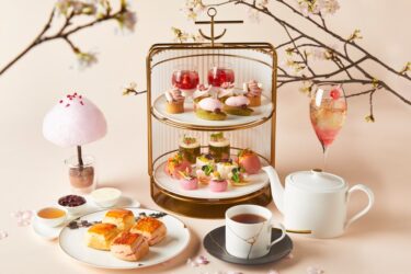 【ウェステインホテル横浜/ロビーラウンジ】桜をテーマにしたティータイム、春を彩る桜アフタヌーンティーが登場