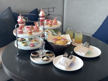 【ブログレポート】フォーシーズンズホテル東京大手町「THE LOUNGE」春色いっぱいの桜アフタヌーンティーに行ってみた！