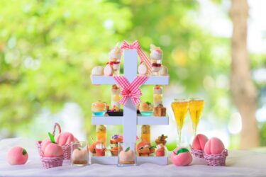 【ANAクラウンプラザホテル大阪 × Pink Afternoon Tea 】ピーチがテーマのアフタヌーンティ「PINK AFTERNOON TEA  〜Peach〜」2023年7月1日（土）よりを発売！
